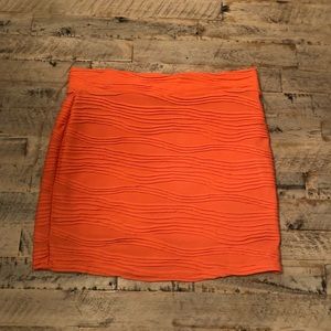 Boutique coral banded skirt